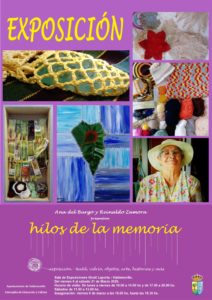 Valdemorillo muestra ‘los Hilos de la Memoria’  que tejen la exposición en homenaje a mujeres  como Milagros Pérez Carballo, que  con ‘sus’ labores hicieron hogar durante generaciones