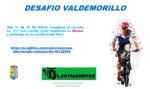 La Concejalía de Deportes pone en marcha  Desafío Valdemorillo,  para que los bikers puntúen ya sobre el terreno del 11 al 16 de mayo