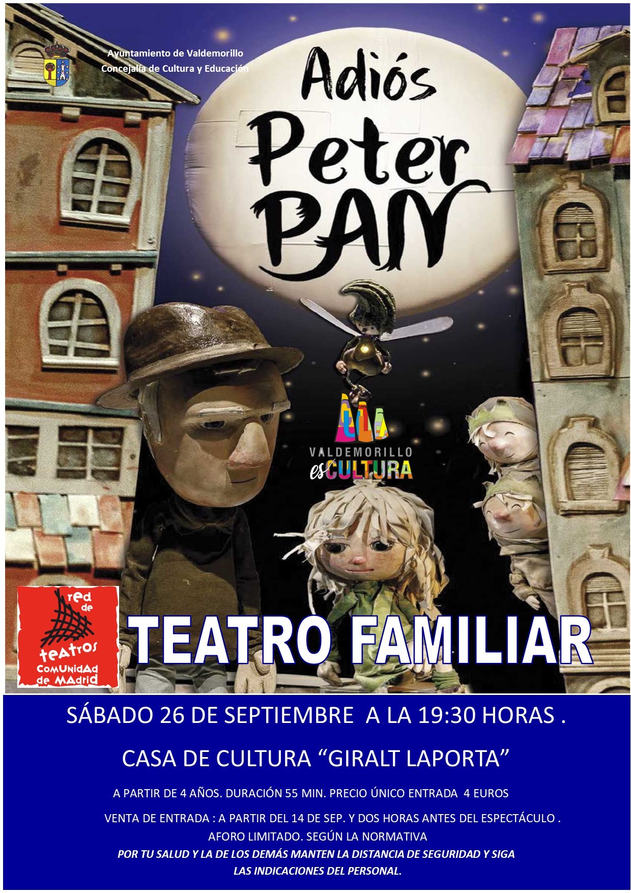 Ya a la venta las entradas para la función que marca el reencuentro del público con el teatro familiar sobre el escenario de la Giralt Laporta