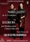 Lee más sobre el artículo La música toma el testigo en la agenda cultural  con el concierto extraordinario que trae a escena ‘Romeo y Julieta’ en una nueva actuación de Cristina Cordero a la viola y el pianista Juan Barahona