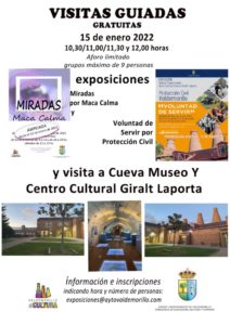 Este sábado 15 de enero, visitas guiadas gratuitas a exposiciones en un recorrido que incluye la Cueva Museo de Cerámica y Vidrio y el Centro Cultural Giralt Laporta