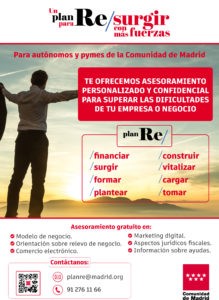 El Ayuntamiento informa  de las múltiples acciones de emprendimiento que la Comunidad de Madrid promueve en materia de asesoramiento y formación