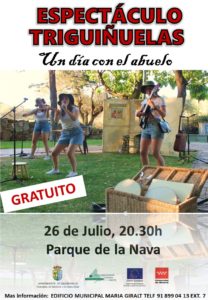 Este 26 de julio, música y tradición con el folk castellano de Triguiñuelas en el Parque de la Nava  para celebrar otro inolvidable Día del Abuelo