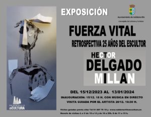 Héctor Delgado Millán se reencuentra con la Giralt Laporta  en la exposición retrospectiva que presenta la ‘Fuerza Vital’ de sus esculturas