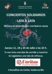Lee más sobre el artículo Música en el Jardín se estrena por una buena causa, los conciertos solidarios ‘Lata x lata’ a beneficio de Cáritas