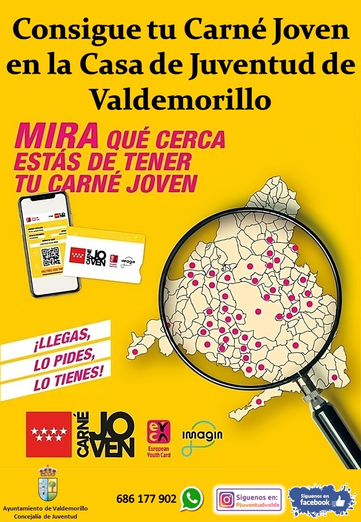 En este momento estás viendo El Carné Joven, gratis y en el momento en la Casa de Juventud