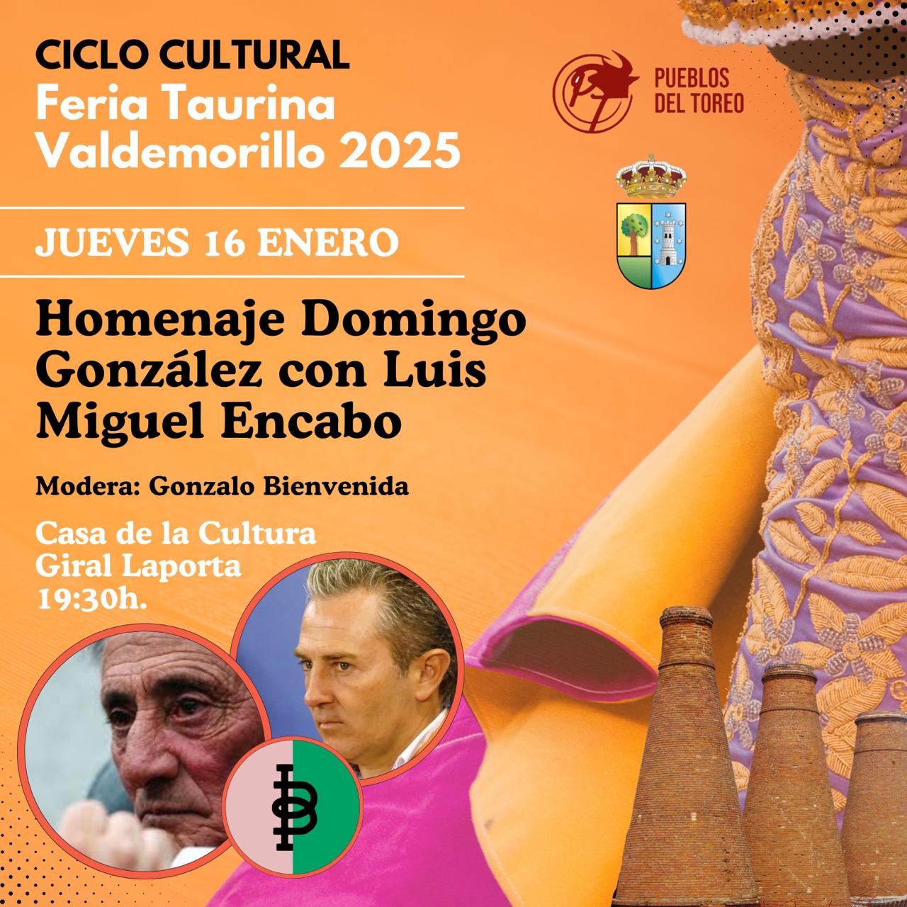 En este momento estás viendo El homenaje a Domingo González, histórico mayoral del hierro de Baltasar Ibán, abre este jueves el ciclo cultural de la Feria Taurina de Valdemorillo 2025