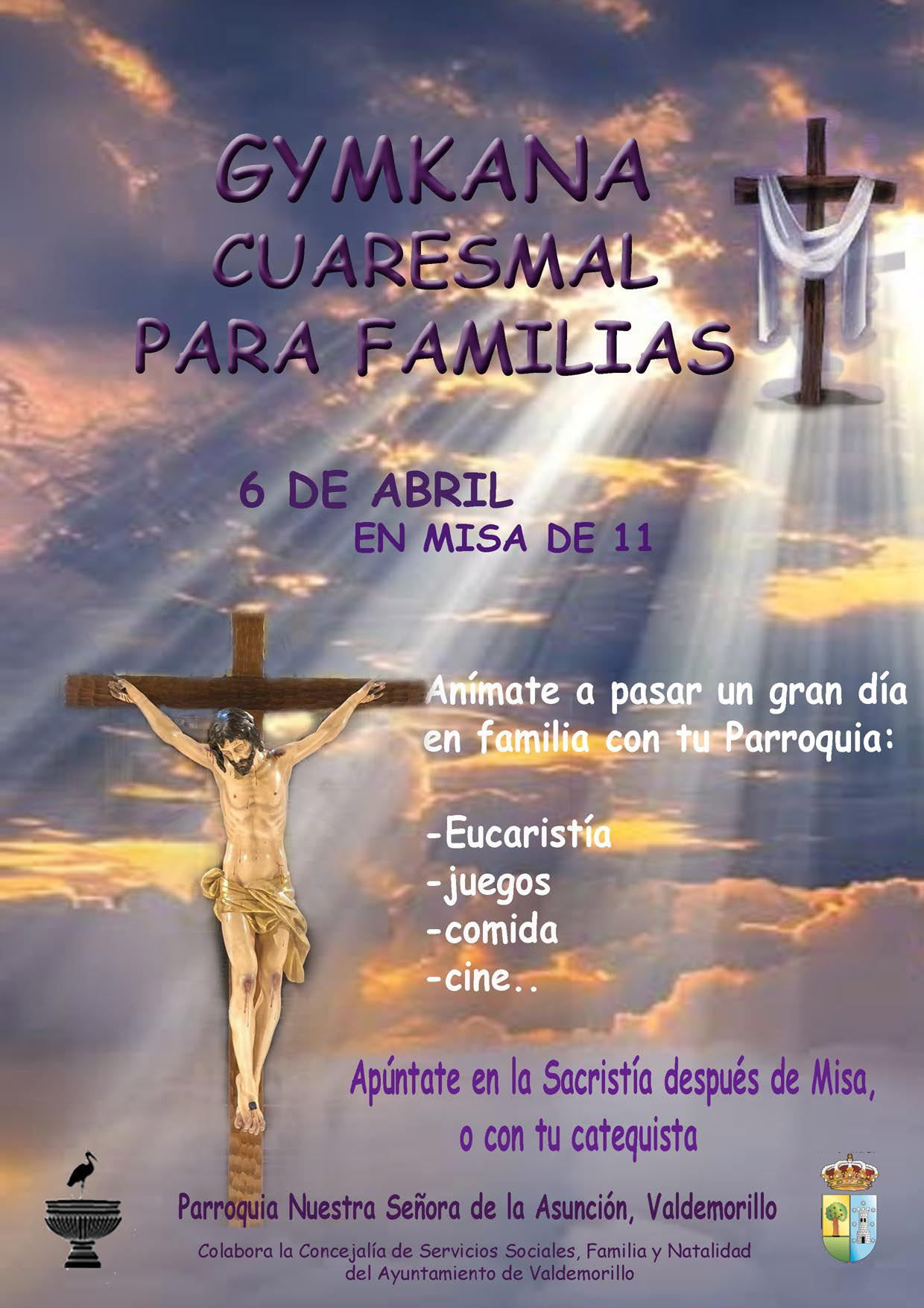 En este momento estás viendo Gymkana Cuaresmal para familias este 6 de abril