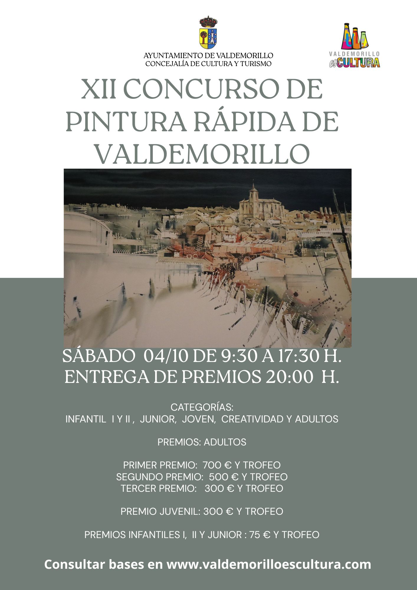 En este momento estás viendo Pinceles y caballetes volverán a las calles de Valdemorillo el 4 de octubre con el XII Concurso de Pintura Rápida