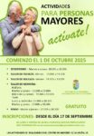 Lee más sobre el artículo El 17 de septiembre se abren inscripciones para las actividades de mayores