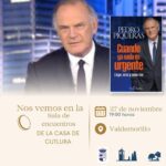 Lee más sobre el artículo Pedro Piqueras brinda un encuentro muy especial  a sus vecinos de Valdemorillo con la presentación  de su libro ‘Cuando ya nada es urgente’