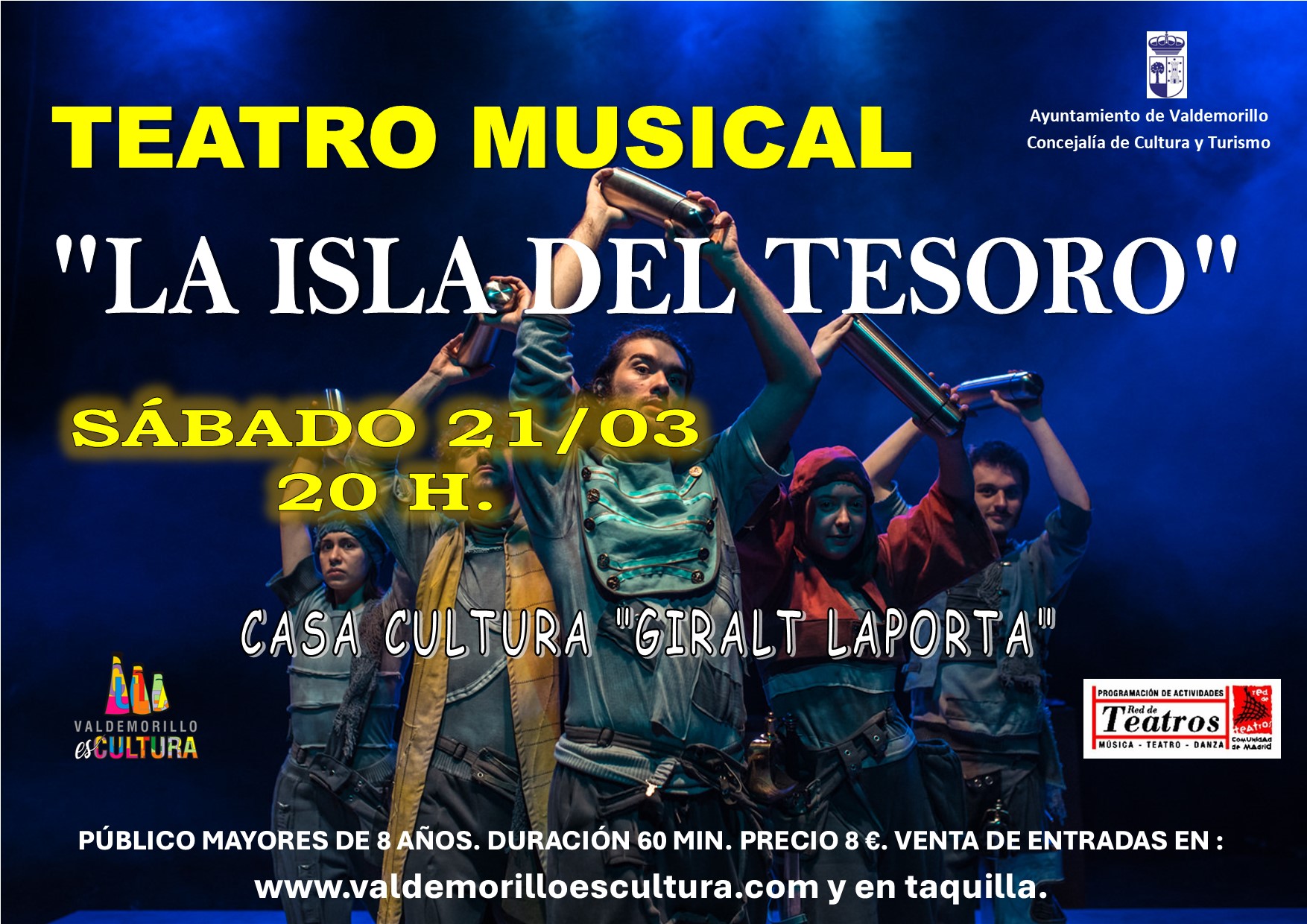 En este momento estás viendo Más teatro familiar con ‘La isla del tesoro’ combinando  títeres, música y la excelente interpretación de Inhabitants