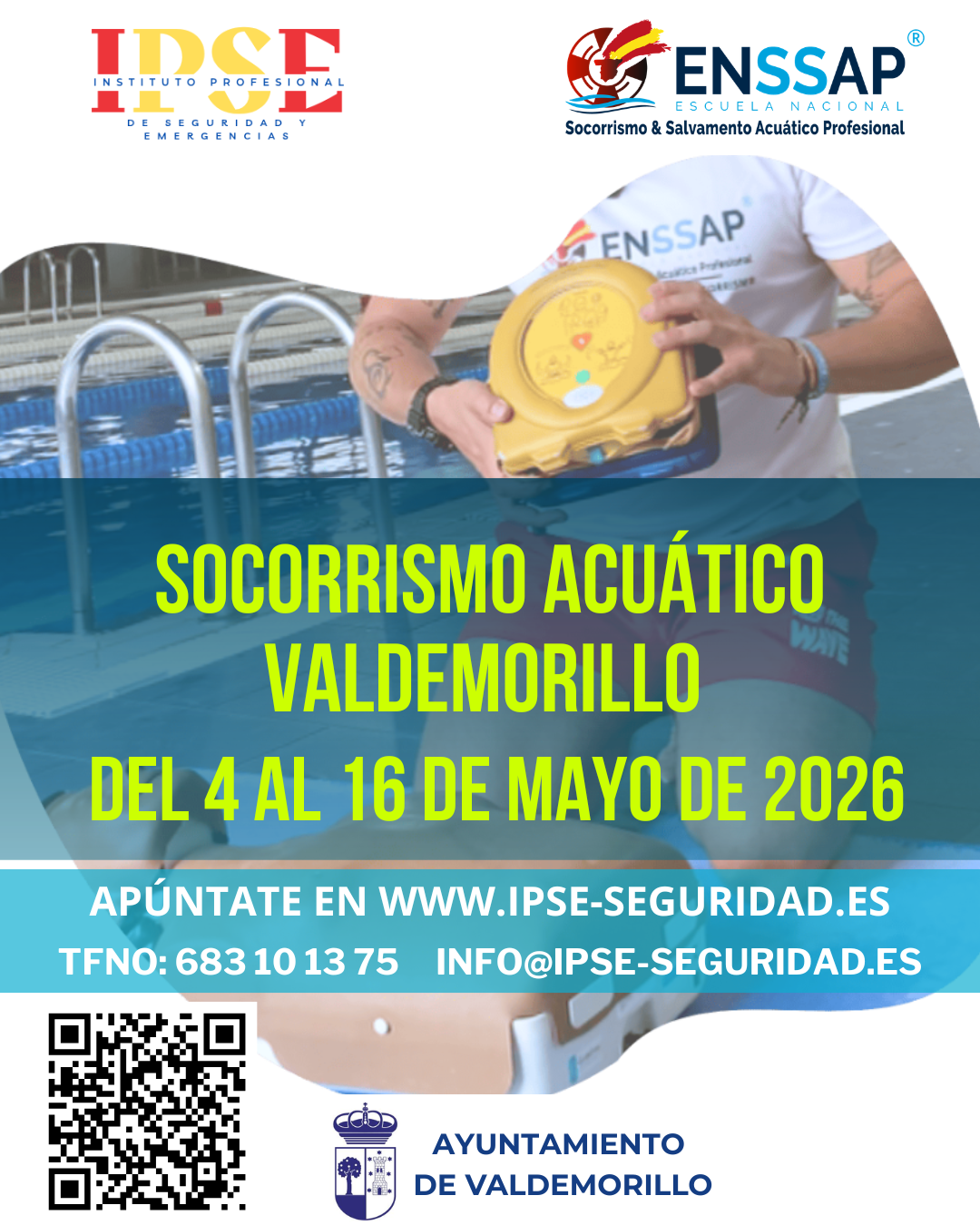 En este momento estás viendo Segundo Curso de Socorrismo Acuático en Valdemorillo