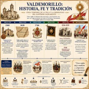 Lee más sobre el artículo Valdemorillo celebra el Corpus Christi este domingo desplegando con su Baile de la Bandera una tradición que une generaciones