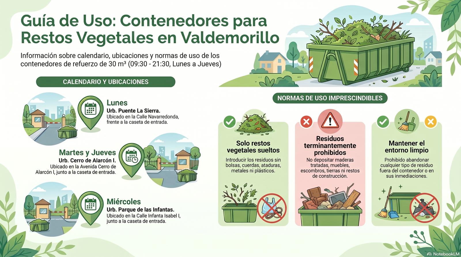 En este momento estás viendo El Ayuntamiento avanza en la mejora de la limpieza, la higiene y la gestión de los residuos vegetales