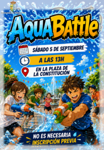 Lee más sobre el artículo AquaBattle convertirá la Plaza de la Constitución en un gran campo de batalla de agua en plenas Fiestas de Septiembre