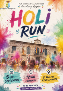 Lee más sobre el artículo Vuelve la Holi Run para llenar de alegría, color y participación las calles de Valdemorillo