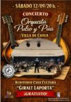 Lee más sobre el artículo La música vuelve al Auditorio este sábado  con el concierto de la Orquesta de Pulso y Púa Villa de Chiva