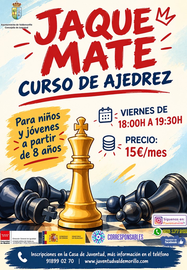 cartel ajedrez curso 26-27